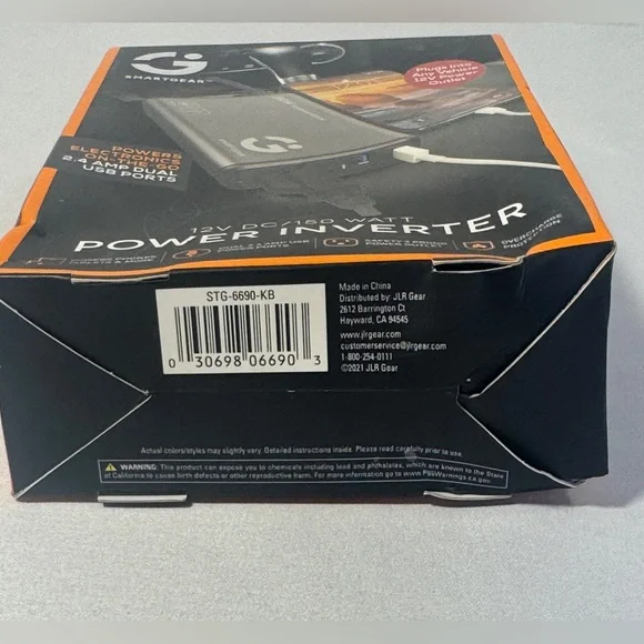 Smart Gear 12V DC/ 150 Watt Power Inverter Compact Portable NEW in Box - Picture 8 of 9